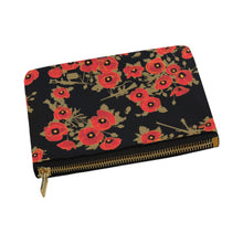 Load image into Gallery viewer, Poppies of War - Carry-All Pouch 12.5" x 8.5"
