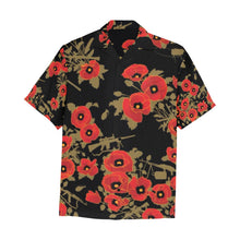 Load image into Gallery viewer, Poppies of War - Button Short Sleeve Shirt
