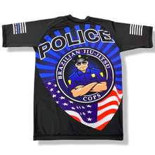 Load image into Gallery viewer, BJJ COPS "Police Shield" Rashguard
